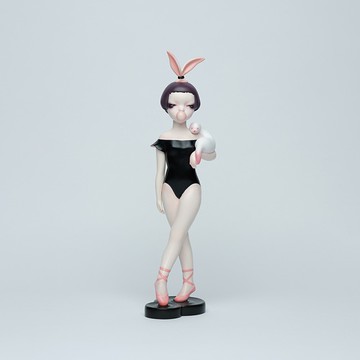 水果硬糖｜藝術玩偶雕塑-黑天鵝Black Swan