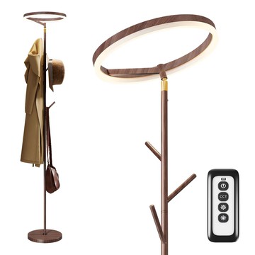 可開票 快速出貨 立燈 落地燈 檯燈 壁燈 床頭燈 臥室燈 客廳燈 新款LED美式衣架燈落地燈客廳輕奢高級感S