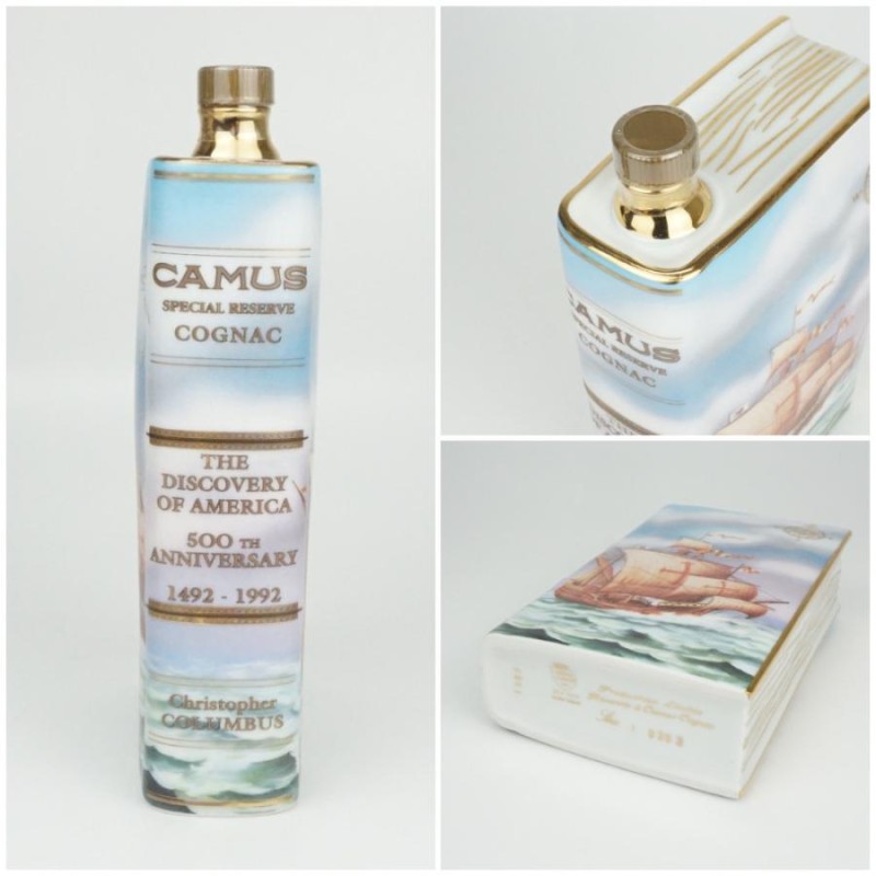 CAMUS BOOK THE DISCOVERY OF AMERICA 500TH ANNIVERSARY カミュ ブック  アメリカ大陸発見500周年記念 コロンブス 700ml 40度 フランス 未開栓【中古】 | LINEブランドカタログ