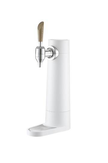 【新年優惠聚餐好朋友】日本GREEN HOUSE-5.8萬次 直立充電式超極緻音波啤酒金泡機 GH-BEERS