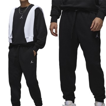 Nike J BRK FLC Psnt LB 男款 黑色 運動 棉褲 縮口 喬丹 毛圈布 長褲 FV7280-010