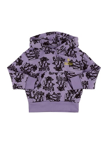 Beaver Printed Cotton Hoodie