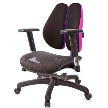 GXG 大網座 低雙背工學椅(SO金屬扶手)  TW-3075 E5