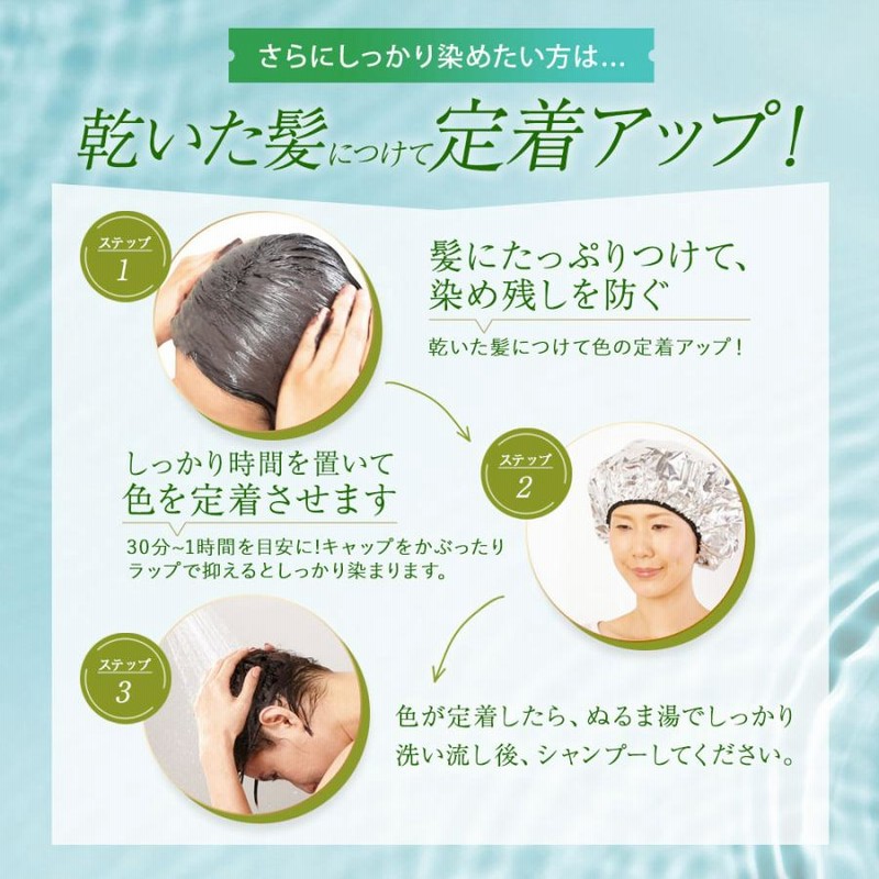 無添加 白髪用 利尻ヘアカラートリートメント 4本セット 毛染めブラシ