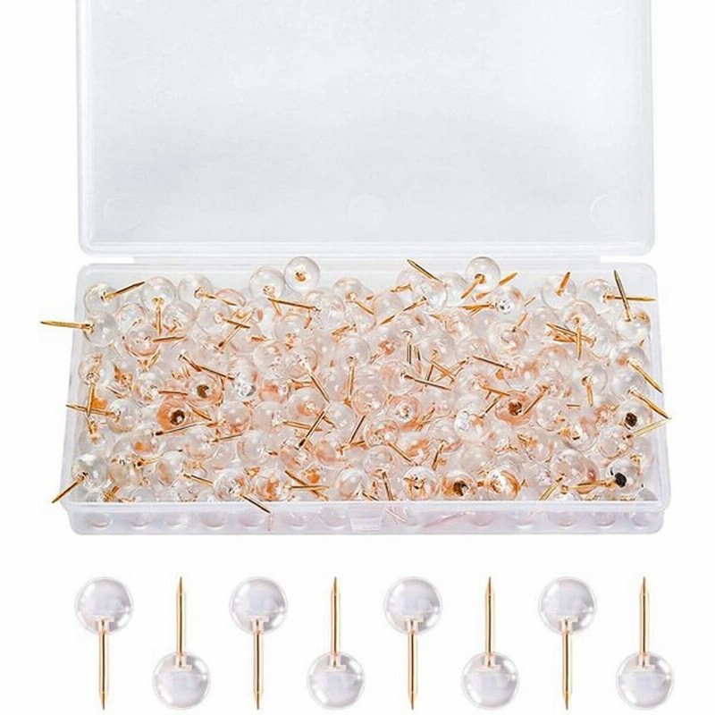 Liroyal 画鋲 画びょう 約100個入り 押しピン プラスチック画鋲 プッシュピン コルクボード用 Diy 事務用品 学校 地図 掲示板 写真 通販 Lineポイント最大0 5 Get Lineショッピング