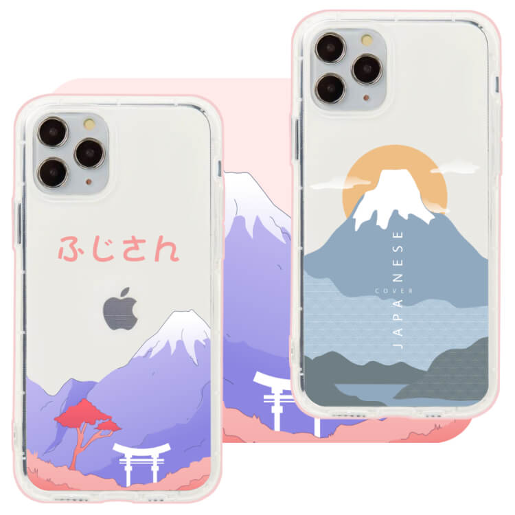 ㊞獨家-兩款-日式文青富士山 空壓軟殼 Unicorn手機殼♥