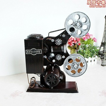 【新店熱銷】映機模型鐵藝電影院擺件擺件拍攝道具165
