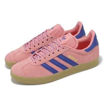 [ACS] adidas 休閒鞋 Gazelle W 女鞋 粉紅 藍 麂皮 膠底 復古 愛迪達 JH7213