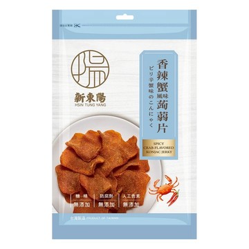 新東陽 香辣蟹風味蒟蒻片  100g  1包