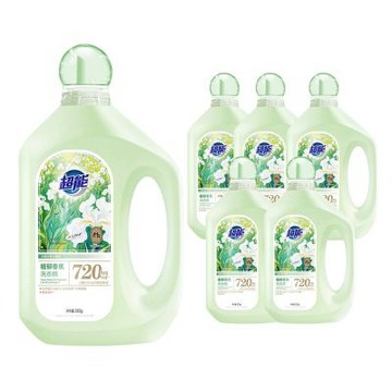 超能 植郁香氛洗衣精/自天然洗衣精2000g(6入)