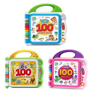 美國 LeapFrog 跳跳蛙 100單字互動認知圖鑑(單字/動物)