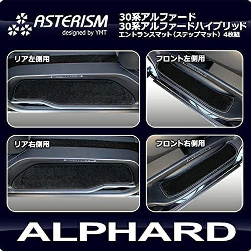 ASTERISM30系アルファード ガソリン車 ステップマット(固定:マジック