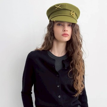 Ruslan Baginskiy RB金彈簧字毛料軍帽 - XS