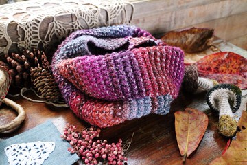 ChiChi手作-手工毛線脖圍/圍脖【混搭系列】