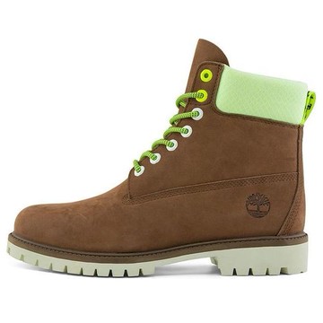 Timberland Hi-Vis Heritage 6 Inch Waterproof Wide Fit Boot 'Dark Purple'