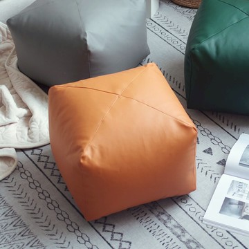 日式坐墩蒲團榻榻米北歐皮質地上坐墊簡約矮凳沙發凳換鞋凳客廳