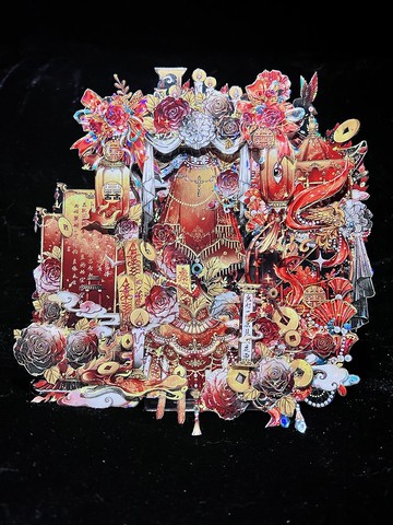 悲喜 PET 紙膠帶 貝殼光 10米卷