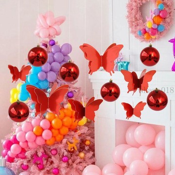 🎀臺灣出貨🎀商場店鋪裝飾空中吊飾懸掛場景氛圍蝴蝶天花板櫥窗裝扮美甲店裝飾 房間裝飾擺件 教室佈置 生日布置 房間佈置