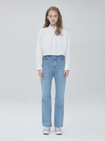 Crop Shirt 001 White