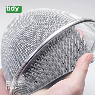 TIDY日本進口廚房水槽砧板縫隙清潔刷土豆胡蘿卜清洗刷可彎曲刷子