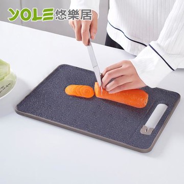 YOLE悠樂居-銀離子防霉抗菌磨刀砧板大理石紋-中