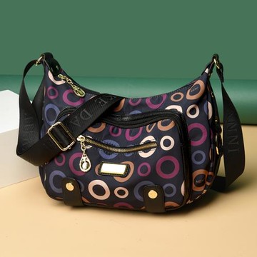 中老年女包斜挎包帆布單肩包秋冬防水女牛津紡中年媽媽百搭女挎包