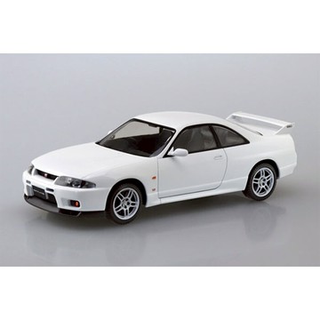 現貨 AOSHIMA 青島 樂Pla Snap Kit 21-WH 日產 Skyline GT-R R33 白色 組裝模