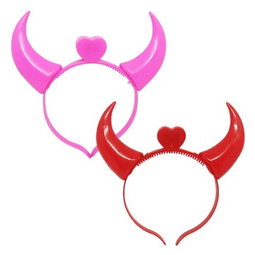 LED大牛角髮箍 發光惡魔牛角 發光頭箍 求婚萬聖節派對表演演唱會跨年晚會春吶 贈品禮品