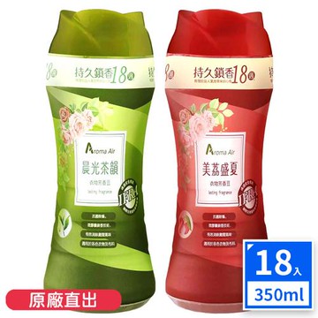 皂福 Aroma Air衣物芳香豆(抗菌防臭)  晨光茶韻/美荔盛夏 350ml*18瓶