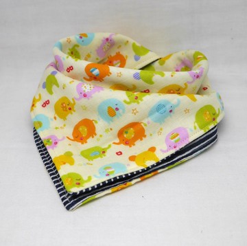 日本手工6層紗布嬰兒圍兜