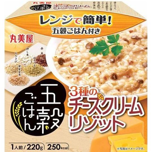 丸美屋 五穀ごはん チーズクリームリゾット ごはん付きカップ 6入