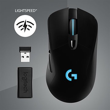 【Logitech 羅技】G703 LIGHTSPEED 無線電競滑鼠-黑