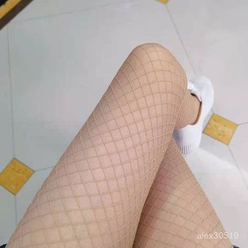 臺灣出貨📦肉色網襪女夏膚色性感鏤空網格大中小網眼防勾絲糖果色舞蹈漁網襪