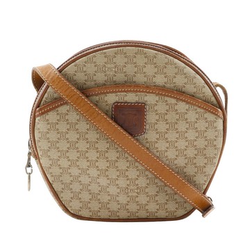 【日本直輸】CELINE 戰神系列 復古斜背包 米色 PVC 女性【二手】