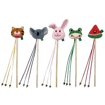 【貓咪發聲玩具】貓薄荷球逗貓棒- V-PET