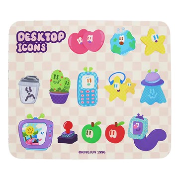 YENDAR 研達 滑鼠墊 超細纖維表布 橡膠墊底 台灣製 寬23.6公分 x 高20公分  多色  1個