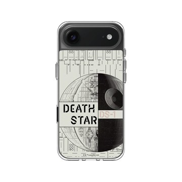 iPhone Air Clear Case（相機按鈕） 透明 - 迪士尼-星際大戰 Star Wars - 星際大戰 – 死星全幅結構圖