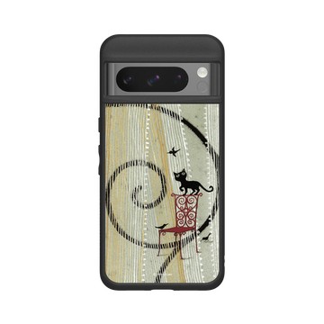 Pixel 8 Pro SolidSuit 黑 - 幾米 Jimmy Liao - 遺失了一隻貓-黑貓