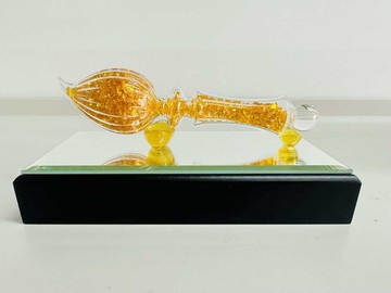 琉璃 水晶玻璃 大賺一筆 筆筆生金 招財 水晶鑽石