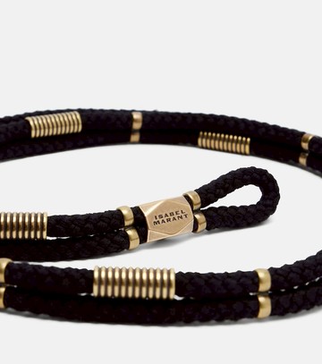 Isabel Marant Sayka embellished braided belt