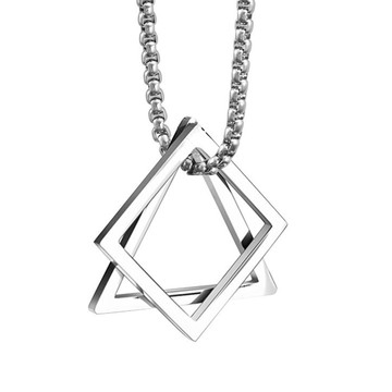 三角正方個性鈦鋼鍊