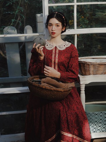 糖衣 / 森系田園風宮廷連身裙