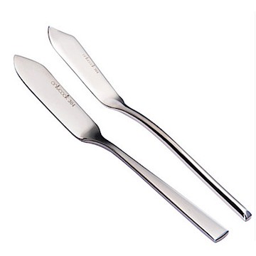 PUSH!餐具304不鏽鋼奶油刀果醬抹刀2入組E123