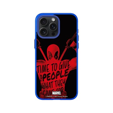 iPhone 15 Pro Max Clear 激光藍 - 迪士尼-漫威 Marvel - 死侍-It's Deadpool's Time