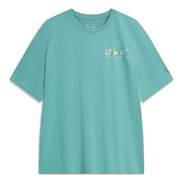 Li-Ning Floral Graphic T-shirt 'Teal'