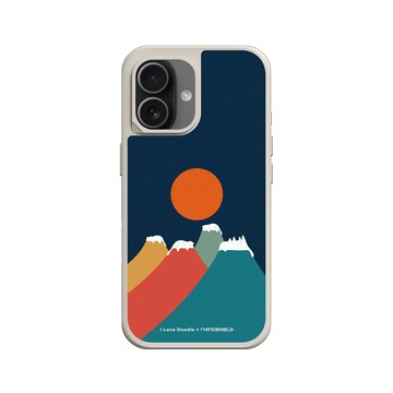 iPhone 17 SolidX 貝殼灰 - ilovedoodle (Lim Heng Swee) - Cat Landscape - Colorful Mountains 貓咪五彩山