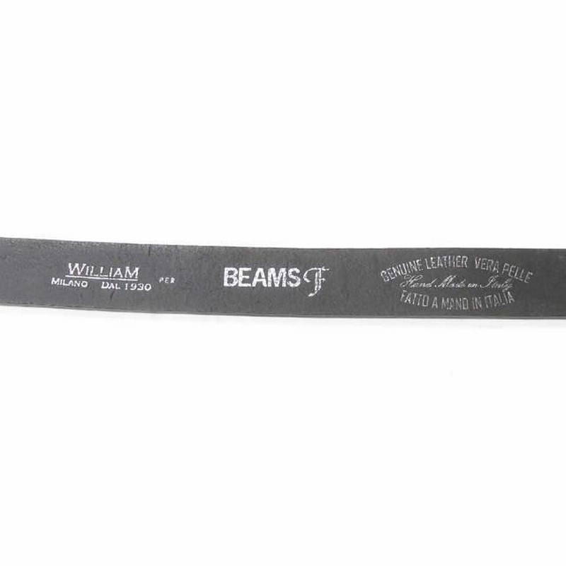 WILLIAM x BEAMS F ウィリアム ビームスエフ 別注 Slim Western Belt 25mmウエスタンプンターレベルト 80cm  ブラック ナロー mc67550 | LINEブランドカタログ