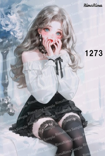 1273 原創貼紙 原創人物貼紙 貼紙 標籤 りまりま RimaRima