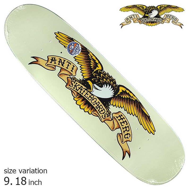 ANTIHERO DECK アンチヒーロー デッキ スケボー TEAM SHAPED EAGLE