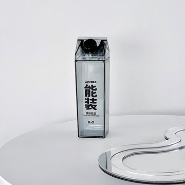能裝 隨行杯500ml 透明牛奶水杯